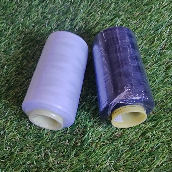 Other - Set of Two Thread Spools - Black and White